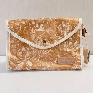 Sakroots Cosmetic Bag Rose Gold Spirit Desert Artist Circle Valentina Ramos NWT!